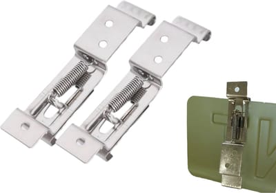 PD® - kentekenplaathouder - RVS - kentekenplaathouder auto - kentekenplaat klemmen - Set van 2 stuks