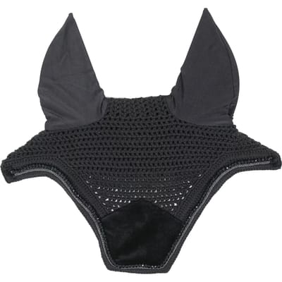 Kentucky Horsewear - Wellington Oornetje - Velvet Pearls - Zwart - Voor Paard