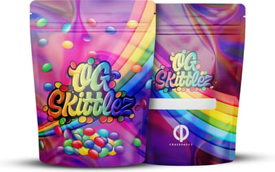 CravePacks OG Skittlez 10X12,7CM - Mylar bags - Gripzakjes - Ziplock - Vershoudzakjes