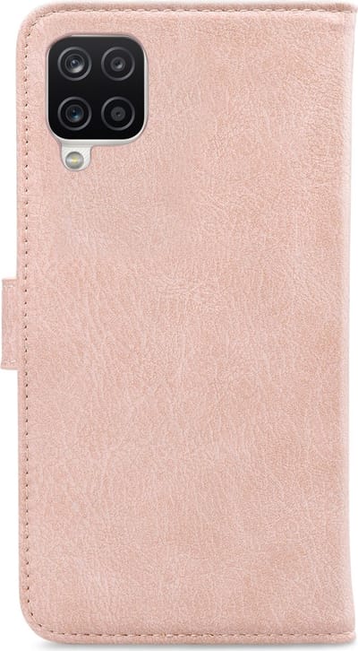 My Style Telefoonhoesje geschikt voor Samsung Galaxy A12 Hoesje | My Style Flex Wallet Bookcase Portemonnee | Pasjeshouder voor 3 Pasjes | Telefoonhoesje voor Pinpas / OV Kaart / Rijbewijs - Roze