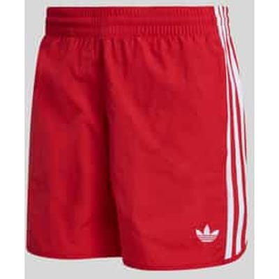 regular fit trainingsshorts met logo-applicatie