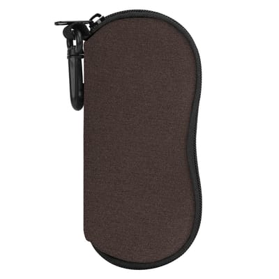 Dailygoods- Brillenkoker Lichtgewicht - Neopreen Hard Case - Brillenhoes - Draagbare Tas - Riemclip - Bescherming voor Brillen - Brillenetui
