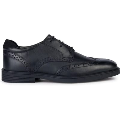 GEOX ZHEENO JONGENS Veterschoenen - ZWART - Maat 39