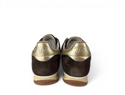 Dames Sneakers Back70 Back70 Back70 Jogger N02 Coffee/gold Donkerbruin - Maat 37