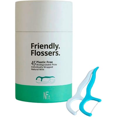 Natural Family Co. Friendly Flossers Toothpick 45 st