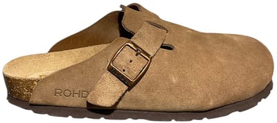 Rohde Sunnys No15 klompen dames pantoffels muiltjes leer 6071 camel