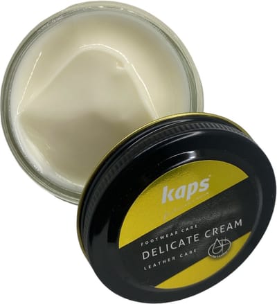 Kaps Schoencreme - schoensmeer - verzorgt het leer en geeft glans - (100) Kleurloos - 50ml