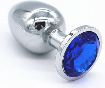 Magic Love buttplug 2,8 cm donkerblauw