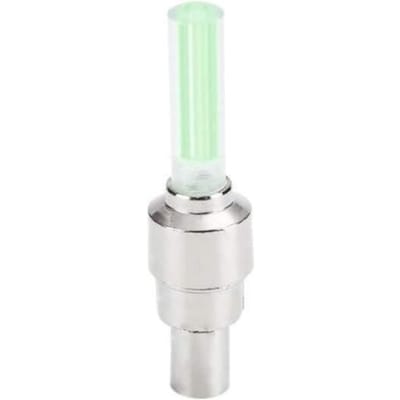 Capuchon de valve décoratif - LED - 1 pièce - Gris - Pour voiture - Éclairage néon