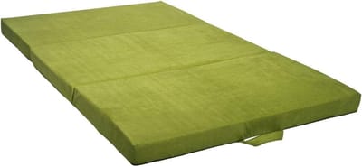 Vouwmatras Schuim - Extra bed - Gasten slapen - Eenvoudig uitklapbaar - 120x200x10cm - Groen