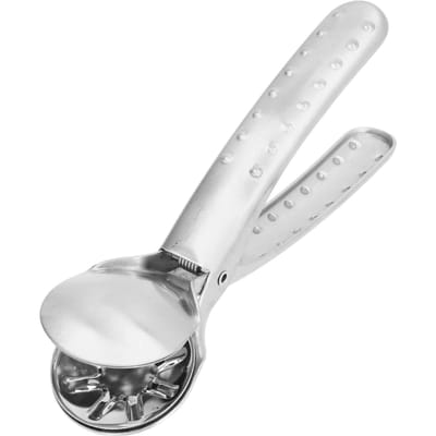 Roestvrijstalen Notenkraker Kastanjeklem Metaal Multifunctionele Notenopener Tang voor Keuken Zilver white