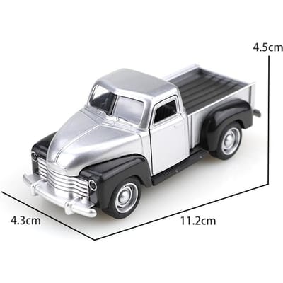 Emballé, 1:Camionnette Chevrolet Classique Vintage en Alliage à Rétraction Échelle 1:38, Mignonne Jouet Camionnette, Jouet en Alliage, Jouet pour Enfants.