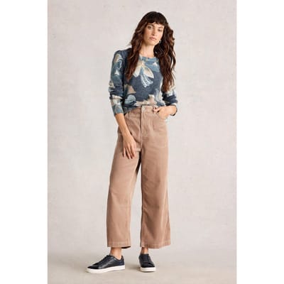 White Stuff Jodie Printed Foil Jumper Navy Print Taglia: 10 | Maglioni a maglia Outlet | Donna | Blu