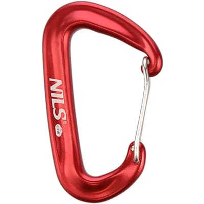 NILS CAMP NC1707 - Karabijnhaak - 12KN - Aluminium - Rood