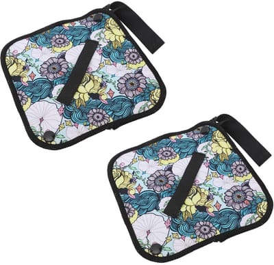 Dailygoods- Plasdoek Herbruikbaar - 2 Stuks - Huidvriendelijk Bamboe-Houtskoolvezel - Waterdichte TPU-laag - Superabsorberend - Geschikt voor Kamperen - Kampeermat