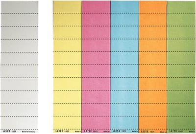 Lege naamplaatjes, 60 x 21 mm