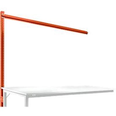 Opbouwframe voor aanbouwtafel STANDAARD werktafel-/werkbanksysteem UNIVERSAL/PROFI, 2000 mm, roodoranje