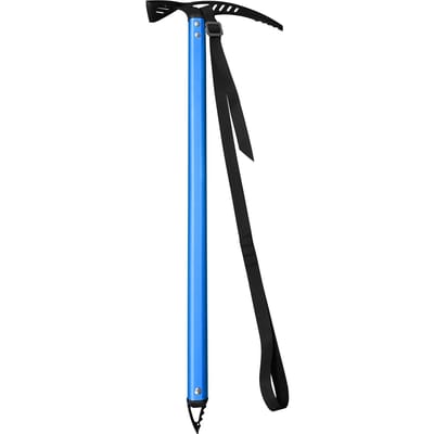 Piolet de Camping en plein air, en alliage d'aluminium, d'alpinisme, 70cm, choix de marche pour le Camping bleu