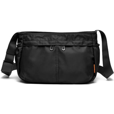 Crossbodytas, Herenmode Enkelzijdige Tas, Casual Tas, Reistas, Schoudertas, Rugzak met Grote Capaciteit voor Mannen zwart