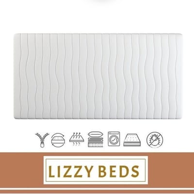 Topdekmatras Koudschuim - Hybride Topdekmatras - 140x200cm - Circa 7cm dik - Lizzybeds