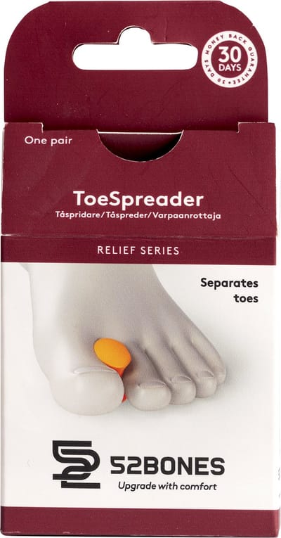 52Bones ToeSpreader - teenspreider - siliconen - maat L/XL - 1 paar