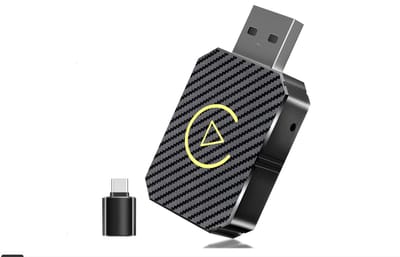 Draadloze Adapter geschikt voor CarPlay – voor Apple iPhone – Draadloze CarPlay-adapter met USB-verlengkabel & USB-C/Type-C – Compatibel met Auto's vanaf 2016 en Telefoons iOS 10+