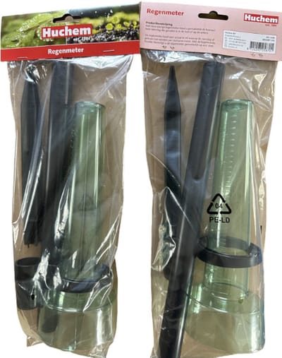 Regenmeter | met stok | 40mm | Akkers | Tuin | Landbouw | Neerslag | Standaard
