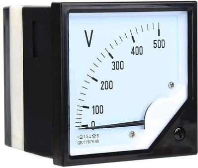 AC 0 - 500 V Voltmeter voor Elektronische Apparatuur - Analoge Spanningsmeter met Nadelmeter