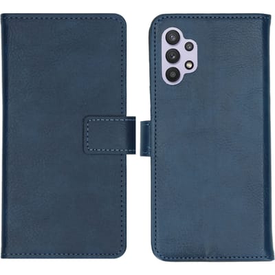imoshion Hoesje - Geschikt voor Samsung Galaxy A32 (5G) - Luxe Bookcase - Donkerblauw
