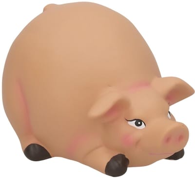 Gerimport Spaarvarken - roze - keramiek - 21 x 14 x 13 cm - spaarpot varken - spaarpot