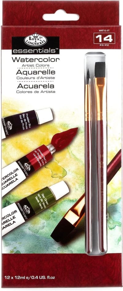 Set voor Aquarelschilderijen Royal & Langnickel 14 Onderdelen Multicolour
