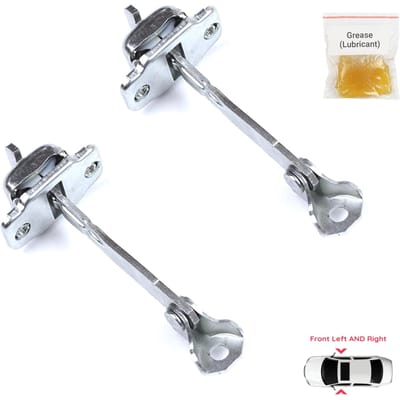 BDP1325-1 2 Stuks Voordeur Scharnier Stop Bevestigingsriem Begrenzer voor Citroen C1 Peugeot 107 Toyota Aygo 2005-2014 5-Deurs HB B000760180