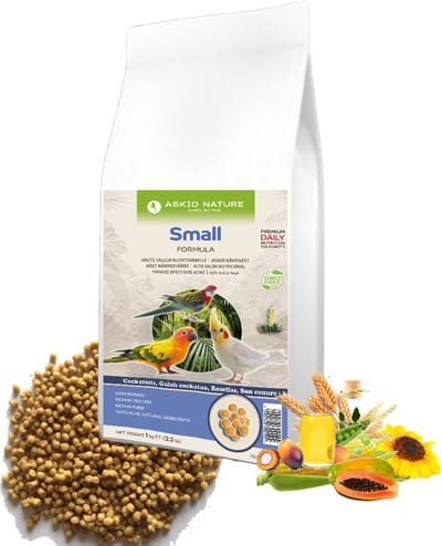 Askio Nature Parkietenvoer 1kg - Vogelvoer - Parkieten -