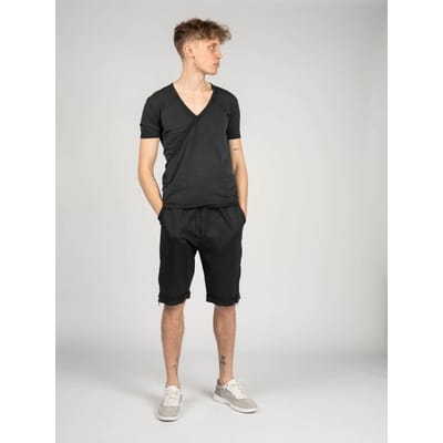 Xagon Man T-Shirt V-neck Mannen zwart