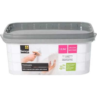 Sencys Behanglijm Kant-en-klaar - Wit - 2,5kg