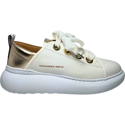 Damesschoenen Alexander Smith Sneakers Queen-White Gold