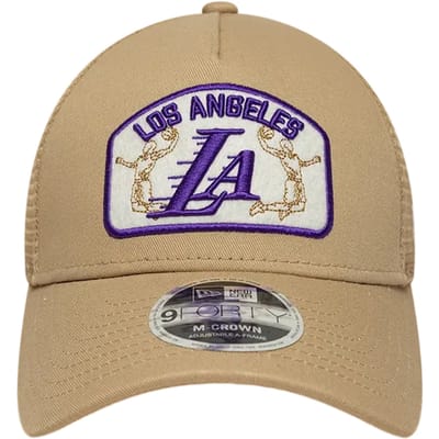 New Era NBA 9forty Mc Af Trucker Loslak Pet Beige