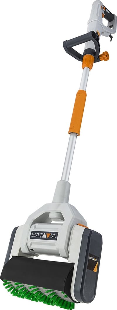 Batavia 1020W Maxxbrush multi-borstel 26cm - Kabellengte 30cm - 1300 RPM - 2-delige telescopische steel - Incl. groene nylon detailspiraalborstel - Maxxseries