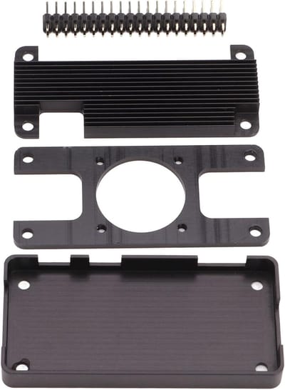 Passieve Koeling - Hitteafvoer Behuizing - Elektronica Projecten - Aluminiumlegering - Compact Formaat - Zilverkleurig