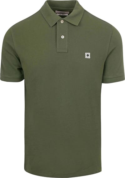 King Essentials The Rene Poloshirt Olijfgroen - Maat M - Heren - Polo shirt Heren met Korte mouw