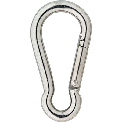 Dulimex Karabijnhaak 245-04I C-DIN 5299 RVS AISI 316 40 x 4mm 8000.024.5I04