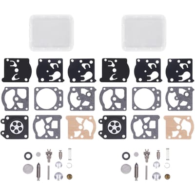 2 Sets Carburateur Carb Reparatie Rebuild Kit voor WT K24?WAT WT866 WT924 WT773 WT775 WT925 WT973 Gazon black