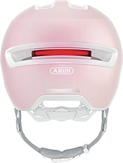 Fietshelm ABUS HUD-Y pure rose M - 54-58 cm - pink - Geschikt voor gebruik op elektrische fietsen - stadsfietsen - 300 g