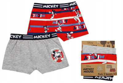 Disney Mickey kinderboxershorts 2 stuks/pak 6/8 jaar