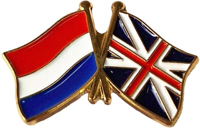 CombiCraft vriendschapsspeld Nederland - Groot Britannië 20 x 15 mm - per 5 stuks