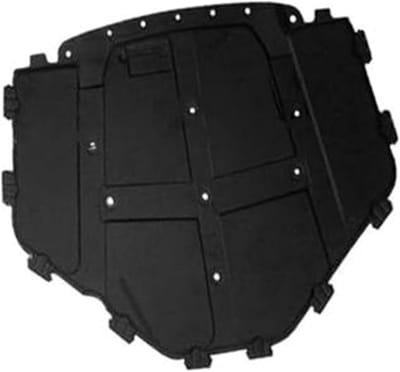 Motorkap Isolatie - Geluidsisolatie Katoen - Motor Geluid Dempen - Warmte Overdracht Verminderen - 1000 x 1000 mm - Zwart