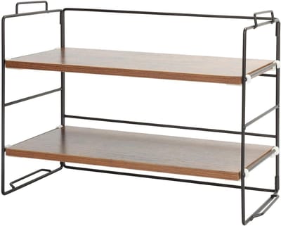 Bureau Plank Organizer - Desktop Opslag Rek - Kantoor Thuis - Verstelbaar Stapelbaar - 40 x 31 x 20 cm