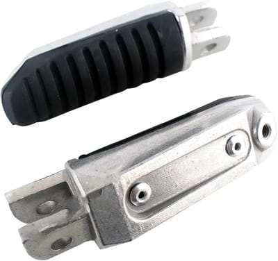 Voetsteunen Motorfiets - Anti-slip Steunen - Verbeterde Grip - Aluminium Constructie - Volledig Zwart