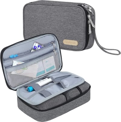 Insuline tas voor diabetici - Medische reistas met compartimenten voor accessoires