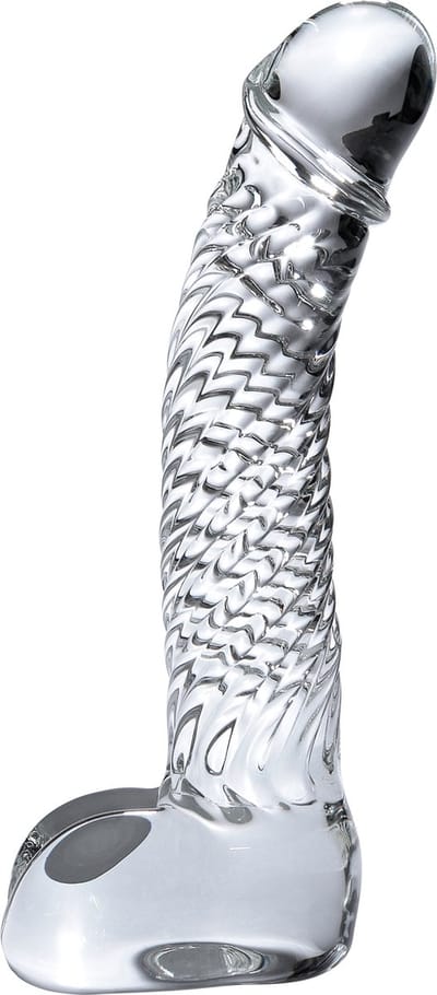 Pipedream Icicles No. 61 G Spot Glazen Dildo - Transparant